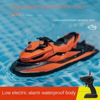 Thuyền đồ chơi điều khiển từ xa cho trẻ em, mô hình thuyền cao tốc điện cao cấp, chống nước, mùa hè