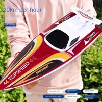 Thuyền đồ chơi điều khiển từ xa cho trẻ em 2.4G, thuyền điện tốc độ nhanh DIY