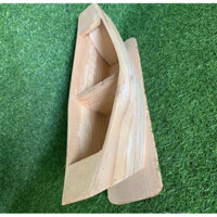 THUYỀN GỖ CẮM HOA 50x14x14
