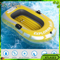 Thuyền kayak bơm hơi PVC Canoe 1 người Chèo thuyền không khí Câu cá Trôi lặn  Atlases~