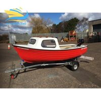 Thuyền kiểu Âu giá rẻ tại xưởng sản xuất xuồng, kayak, ghe, cano, thuyền nhựa composite, câu cá, dã ngoại TES35