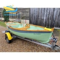 Thuyền kiểu Âu giá tốt tại xưởng sản xuất cano, ghe, thuyền, kayak, xuồng nhựa composite, dã ngoại, câu cá TES31