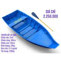 THUYỀN NHỰA COMPOSITE CÂU CÁ DÀI 2M5 GIÁ TẠI XƯỞNG XUỒNG, GHE, BA LÁ, CANO, KAYAK, VỎ LÃI, TAM BẢN ĐI SÔNG TTC250-SPL04