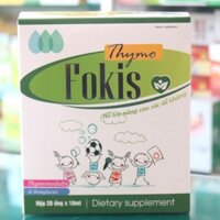 THYMO FOKIS – Bổ sung Thymomodulin, Betaglucan, Kẽm Gluconat, DHA, Cao Việt quất giúp tăng đề kháng toàn diện – H20 ống