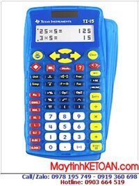TI-15 EXPLORER ELEMENTARY, Máy tính khoa học dành cho Học sinh cấp 2,3 Texas Instruments TI-15 EXPLORER ELEMENTARY