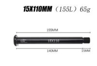 Ti axle cho phuộc Fox 32 / 34 / 36 - 15x100 / 15x110mm