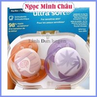 Ti Giả Avent Ultra Air, Ultra Soft Núm Ti Giả Cho Bé Ngậm Hỗ Trợ Chỉnh Nha Đầu Dẹt 0-6m 6-18m