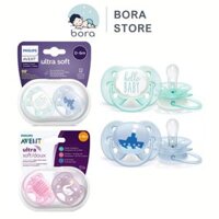 Ti giả Avent Ultra Soft hỗ trợ chỉnh nha đầu dẹt chính hãng
