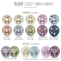 TI GIẢ BIBS LIBERTY Đan Mạch Chính Hãng Cho Bé Núm Tròn Chất Liệu Cao Su ( Tặng Hộp Đựng Nắp Trong)