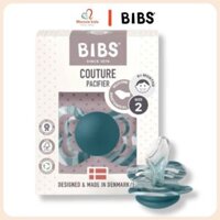 Ti giả núm dẹt silicon Bibs Couture cho bé 0-18M, ty ngậm trẻ em hình bướm - Monnie Kids