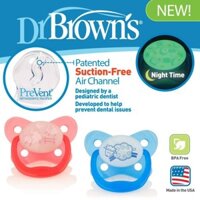 Ti giả Prevent silicone chỉnh nha cao cấp Dr Brown's