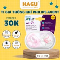 Ti Giả Thông Khí, Chỉnh Nha Avent Ultra Air/Ultra Soft Cho Bé 0-6 Tháng Và 6-18 Tháng Siêu Mềm Giúp Trấn An Tự Ngủ