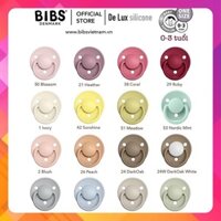 Ti giả/ Ti ngậm BIBS Delux Silicon cho bé 0-3 tuổi - Tặng kèm hộp đựng ti_Hàng chính hãng_ IB để chọn màu