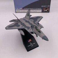 Tỉ Lệ 1 / 100 Máy Bay Chiến Đấu Mô Hình Hoa Kỳ F22 Raptor Máy Bay Quân Sự Bản Sao Hàng Không Chiến Tranh Thế Giới Máy Bay Sưu Tập Đồ Chơi Cho Bé Trai