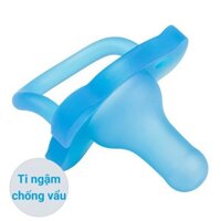 Ti ngậm Dr.Brown's chống vẩu (từ 0 tháng) - Màu xanh