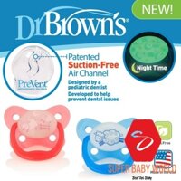 Ti ngậm Prevent silicone chỉnh nha Dr Brown's