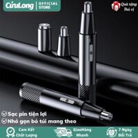 Tỉa lông mũi máy cạo râu 2 trong 1 đa năng mini bỏ túi sạc pin kéo cắt máy tỉa lông mũi nam nữ công nghệ Đức lưỡi an toàn cho da