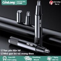 Tỉa lông mũi máy cạo râu 2 trong 1 đa năng mini bỏ túi sạc pin kéo cắt máy tỉa lông mũi nam nữ công nghệ Đức lưỡi an toàn cho da
