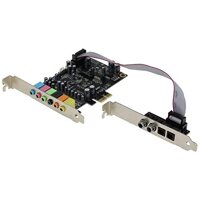 Tiamu PCIe 7.1 Channel Sound Card CM8828 + CM9882A with SPDIF Bracket PCIe 7.1CH Analog Digital 3D Stereo Extension Card