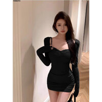 TIANLEYU váy Đầm váy nữ body đầm Fashion Vintage Comfortable Dễ thương WLQ2480I86 35Z240828