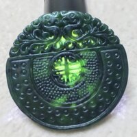 Tianwei Khách Boutique Peridot Đá Thô Sắt Thiên Thạch Công Nghiệp Tuyệt Vời Có Thành Công Nam Nữ Mặt Dây Có Thể Nam Châm Mặt Dây 3.22 QBF5