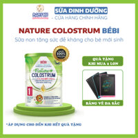 [TÍCH ĐIỂM ĐỔI QUÀ] Sữa bột NATURE BEBI 900g cho bé 0 - 12 tháng giúp tăng cường miễn dịch, tăng sức đề kháng