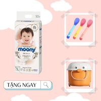 [Tích Điểm] [HỎA TỐC] Bỉm Moony Natural Trắng Moony Natural Dán L38 Cho Em Bé