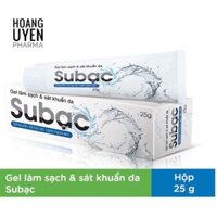 [Tích điểm nhận quà] Gel làm sạch da Su bạc 25g (Subạc)