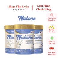 (Tích quà) Sữa Nubone Hàn Quốc Lon 750g Đủ Số Date Xa