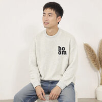 Tide BEAR Cặp Đôi Mặc Thu Đông Mới Cao Cấp Lười Áo Len Phong Cách Hàn Quốc Rời