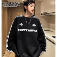 Tide BEAR Phong Cách Hàn Quốc Cổ Tròn Cao Cấp  Thương Hiệu Thời Trang Áo Khoác Cặp Đôi