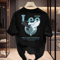 Tide Brand Select Creative Printing 100% Cotton Cao Cấp Cổ Tròn Đơn Giản Thiết Kế Cao Cấp Thường Ngày