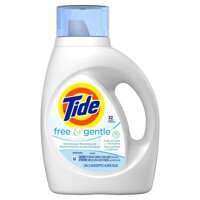 Tide Nước Giặt Tide Free & Gentle Dịu Nhẹ Không Mùi Dành Cho Da Nhạy Cảm 1.36l