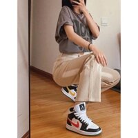 Tie-dye gradient denim straight-leg pants women plus size fat sister thắt lưng cao lỏng lẻo slimm扎染渐变牛仔直筒裤女大码胖妹妹高腰宽松显瘦拖地长裤子