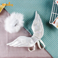 Tiệc Halloween Đôi Cánh Thiên Thần Thú Cưng Chó Mèo Biến Hình Trang Phục