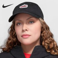 Tiệm Chiri - Mũ lưỡi trai nam nữ màu trắng thêu logo giày Max Air cá tính