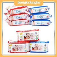 tiemgiadunghn Khăn ướt baby khăn ướt thiên phúc thùng 24 gói 1 gói 100 tờ-Hàng loại 1 thùng 32 gói cao cấp