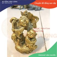 Tiên Đồng Ngọc Nữ Bằng Đồng (DxRxC: 9x6x13cm Nặng: 0.8kg)