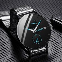 Tién Linh Tự Động Chuyển Động Siêu Mỏng Đồng Hồ Nam Sinh Viên Kinh Doanh Hàn Quốc Siêu Mỏng Chống Thấm Nước Dạ Quang Lịch Đồng Hồ Cơ Khí Dành Cho Nam