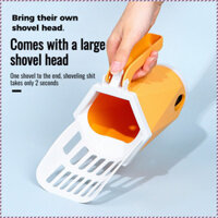 Tiện lợi Hộp đựng rác cho mèo Hộp đựng rác cho mèo Đáy có thể tháo rời Dễ dàng mang theo Tay cầm thoải mái Đa chức năng Thùng đựng rác cho mèo có thể tháo rời Một mảnh Cốc đựng rác cho mèo có thể tháo rời Chủ sở hữu thú cưng