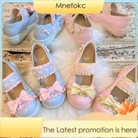 Tiên Nữ Đỡ Đầu Kết Duyên Ngàn Tầng Bánh Bích Quy Đế Đầu To Dễ Thương Lolita Giày Đầu To Giày Nữ