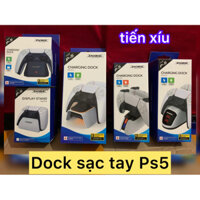 (tiến xíu) Đế sạc tay cầm Ps5 / Edge ,Dock sạ tay bấm ps5 , đế dựng tay PS5 / TP5-0515B 05103 0521B 0586...Dobe