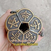 Tiền xu Mai Hoa, tiền xu phong thủy, xu hoa mai bằng đồng, hoa mai kim tiền