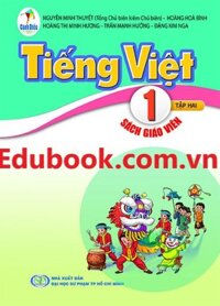 Tiếng việt lớp 1 tập 2 sách giáo viên - Cánh diều