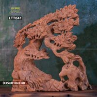 Tiểu cảnh "Cội Mai Già" gỗ Xá Xị