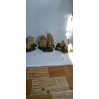 tiểu cảnh núi đá bể cá
