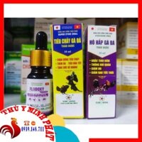 Tiêu chảy khò khè sổ mũi (Hô hấp gà đá 10ml, Tiêu chẩy gà đá 10ml, Flodoxy 10ml)