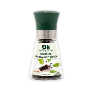 Tiêu đen hạt Phú Quốc DH Foods có nắp xay hũ 45g