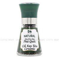 Tiêu Đen Hạt Phú Quốc - Nắp Cối Xay Ceramic Natural Dh Foods 45G