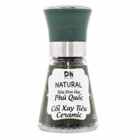 Tiêu Đen Hạt Phú Quốc - Nắp Cối Xay Ceramic Natural Dh Foods 45G